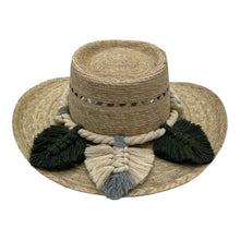 Load image into Gallery viewer, Espanol Palm Hat - Leaves Band