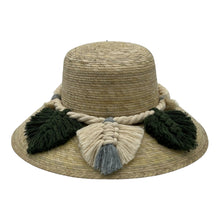Load image into Gallery viewer, Garden Palm Hat - Leaves Macrame Band