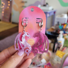 Load image into Gallery viewer, Flying Dragon Acrylic Earrings