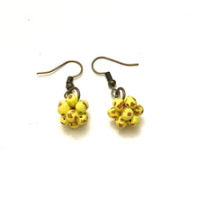 Load image into Gallery viewer, Micro-bead Ceramic Popcorn Earrings