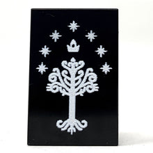 Load image into Gallery viewer, Gondor Banner (LOTR) Printed 2x3 Tile made using LEGO part - B3 Customs