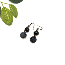 Load image into Gallery viewer, Lava Stone Aromatherapy Earring