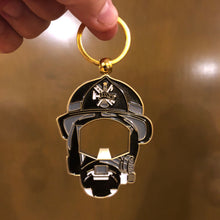 Load image into Gallery viewer, GL11-007 Firefighter Set: Challenge Coin and Keychain (Fireman First Responder) Bottle Opener fighter