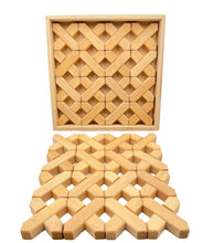 Load image into Gallery viewer, **Pre-order (Ships in 2-3 Weeks)**32 Pcs X-shape Blocks Set with Storage Tray