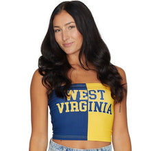 Load image into Gallery viewer, West Virginia Mountaineers Two Tone Tube Top