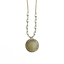 Load image into Gallery viewer, Steel Drum Medallion Necklace