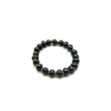 Load image into Gallery viewer, Simple Ceramic Bracelet- Charcoal Glaze