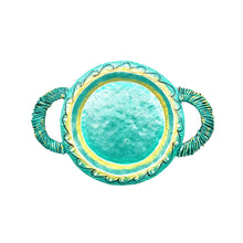 Load image into Gallery viewer, Small Green Tray - Round