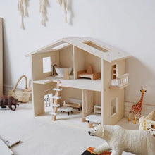 Load image into Gallery viewer, **Pre-order (Ships in 1-2 Weeks)**Wooden Dollhouse Furniture Toy Pretend Play Set
