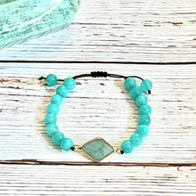 Load image into Gallery viewer, Aquamarine Hope &amp; Happiness Bracelet
