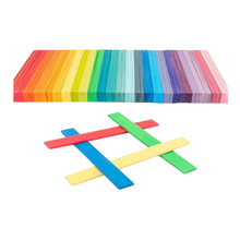 Load image into Gallery viewer, **Pre-order (Ships in 1-2 Weeks)**120-Piece Stained Wooden Leonardo Building Sticks – Da Vinci’s Bridge STEM Set