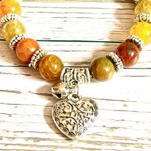 Load image into Gallery viewer, Color Therapy Yellow Agate Mood Enhancing Bracelet