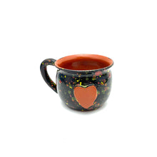 Load image into Gallery viewer, Calliope Heart Mug - Black Explosion