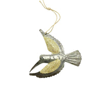 Load image into Gallery viewer, Glitter Hummingbird Ornament