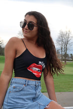 Load image into Gallery viewer, Miami University Lips Spaghetti Tank