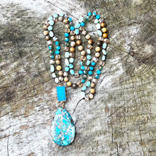 Load image into Gallery viewer, Blue Imperial Jasper Change &amp; Confidence Necklace