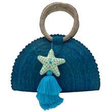 Load image into Gallery viewer, Handwoven Crescent Bag with Pompon