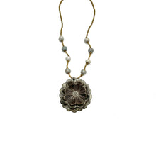 Load image into Gallery viewer, Fleur Medallion Necklace