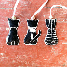 Load image into Gallery viewer, Kitty Cat Ornaments (Set of 3)