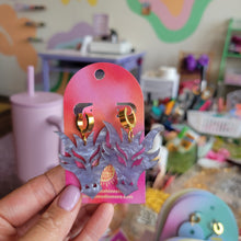 Load image into Gallery viewer, Fierce Dragon Acrylic Earrings