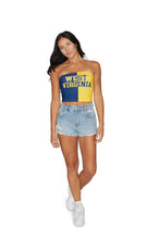 Load image into Gallery viewer, West Virginia Mountaineers Two Tone Tube Top
