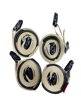 Load image into Gallery viewer, 10 Ft Tan ACW Buckle Spa Hot Tub Cover Adjustable Wind Straps | 2 COMPLETE KITS