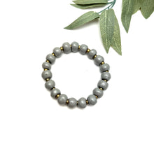 Load image into Gallery viewer, Simple Ceramic Bracelet- Great Grey