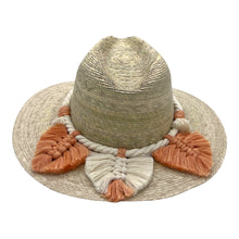 Load image into Gallery viewer, Indiana Palm Hat - Leaves Macrame Band