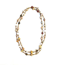 Load image into Gallery viewer, Haitian Signature Necklace- Pastels with Cereal Box Beads look