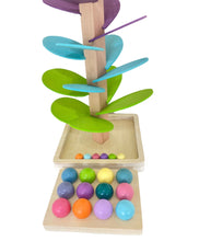 Load image into Gallery viewer, 12 Pcs Wooden Balls with Tray in Pastel/Macaron Colors Diameter 1.4 Inches