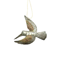 Load image into Gallery viewer, Glitter Hummingbird Ornament