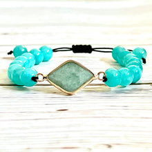 Load image into Gallery viewer, Aquamarine Hope &amp; Happiness Bracelet