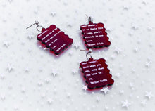 Load image into Gallery viewer, Dear Reader Taylor Swift Earrings