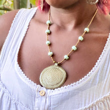 Load image into Gallery viewer, Steel Drum Medallion Necklace