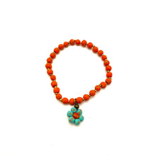 Load image into Gallery viewer, Ceramic Daisy Bracelet