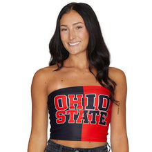 Load image into Gallery viewer, Ohio State OSU Buckeyes Two Tone Tube Top