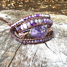 Load image into Gallery viewer, Immense Calm &amp; Nurturing Amethyst Bracelet