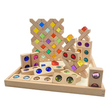 Load image into Gallery viewer, **Pre-order (Ships in 2-3 Weeks)**54 Pcs Combination Set with X-shape and Rectangular Gemmed Blocks and Lucite Cubes