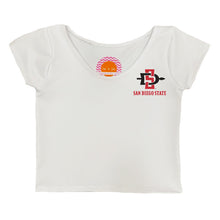 Load image into Gallery viewer, San Diego State Babydoll Tee