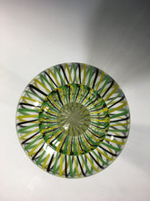 Load image into Gallery viewer, Yellow Black Green Vertigo Vase