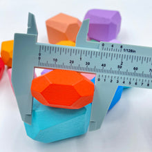 Load image into Gallery viewer, **Pre-order (Ships in 1-2 Weeks)**16 Pcs Wooden Stone Balancing Stacking Blocks in Pastel/Macaron Colors