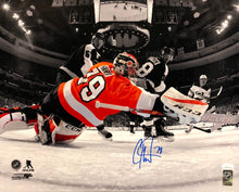 Load image into Gallery viewer, Carter Hart Philadelphia Flyers Spotlight Net Cam Autographed NHL Hockey Photo
