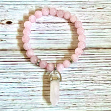 Load image into Gallery viewer, Rose Quartz Love Attraction Bracelet