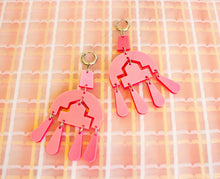 Load image into Gallery viewer, Pink Statement Earrings