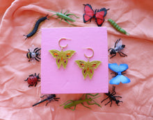 Load image into Gallery viewer, Green Shimmer Butterfly