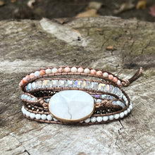 Load image into Gallery viewer, White Turquoise &quot;Soothe Your Nerves&quot; Bracelet