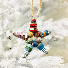 Load image into Gallery viewer, Cereal Box Star Ornament