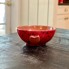 Load image into Gallery viewer, Calliope Heart Ice-Cream Bowls - Ladybug Red