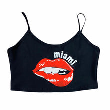 Load image into Gallery viewer, Miami University Lips Spaghetti Tank
