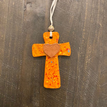 Load image into Gallery viewer, Calliope Heart Cross